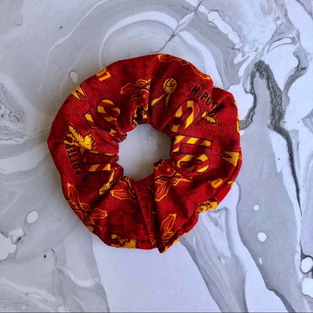 Handmade Gryffindor Harry Potter Scrunchy